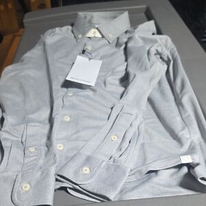 Ministry of Supply Light Gray Dress Shirt